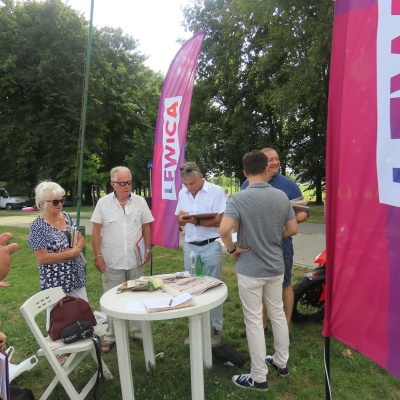 Akcja zbierania podpisów oś. Borki - nad zalewem